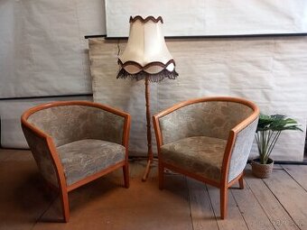 Retro křesla,lampa