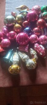 sklenene retro ozdoby
