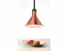 Výškově nastavitelná ohřívací lampa kónická, HENDI, Měděná