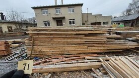 Střešní latě 6/4 kvalita "C" - výmět