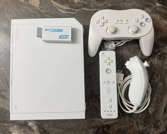 Nintendo wii Homebrew + Hdmi adaptér