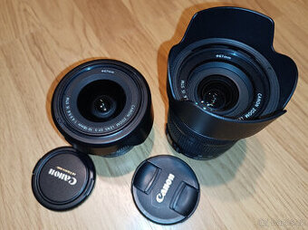 Prodám objektivy Canon EF-S 10-18mm f/4,5-5,6, IS STM a EF-S