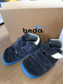 Dětská obuv Beda Barefoot velkost 26 tmavě modrá barva