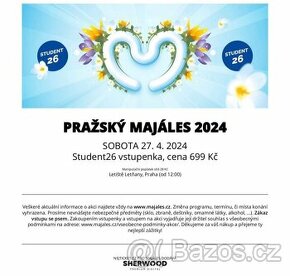 Vstupenka na Pražský Majáles 2024