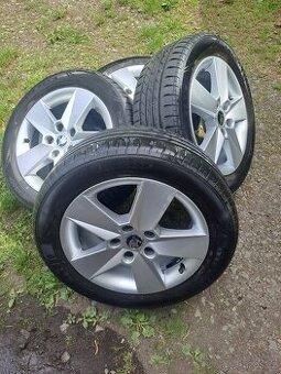 Alu kola 5x112 originál Škoda Octavia III 205/55 R16