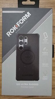 Rokform Kryt Rugged pro Samsung Galaxy S23 Ultra, černý