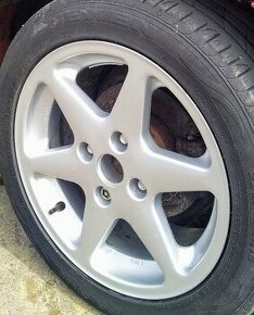 4x114, 3 R16 alu kola s pneu 225/45/16