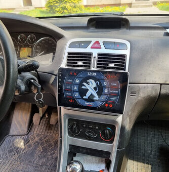 Peugeot 307 - 9" Android 13/14 - GPS autorádio - 1