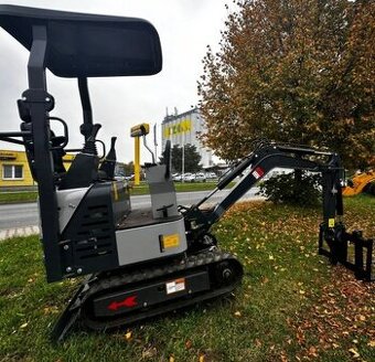 minibagr, motor Kubota, joysticky, pásový bagr,