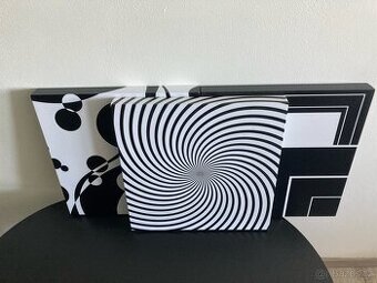 Grafické obrazy set ( 3ks) 30x30 cm