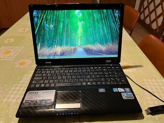 notebook MSI, Win10 PRO, 480GB SSD disk