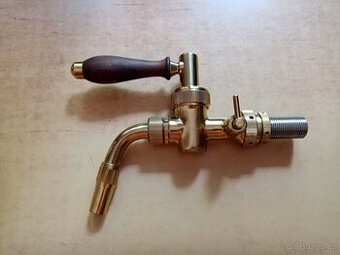 Výčepní kohout Lukr Nostalgie zlatý, minimálně používaný