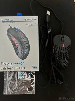 🎮 Herní myš Endorfy LIX Plus – ultralehká, skoro nová 🖱️