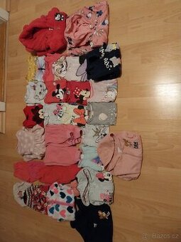 Oblečení na holku, vel. 98, 29 kusů, vel. 92, 9 kusů