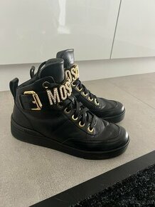 Černé kotníkové tenisky Moshino