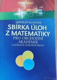 Prodám sbírka úloh z matematiky pro obchodní akademii