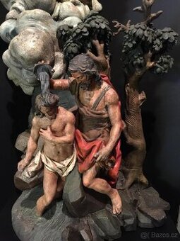 FERDINAND MAXIMILIÁN BROKOFF (1688 - 1731) KŘEST KRISTA