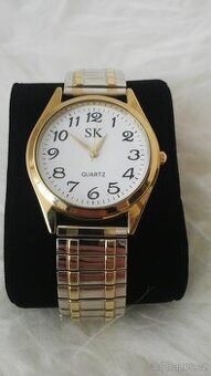 Staré pozlacené hodinky SK