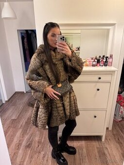 Luxusní kožich LIŠKA-WIEN divoká kočka-wildcat