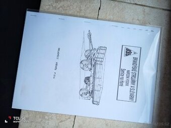 Katalog náhradních dílů zemědělský přívěs za traktor P73S