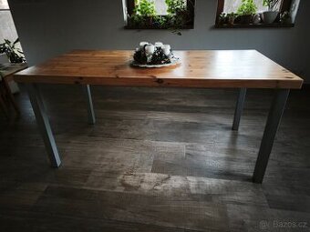 Jídelní stůl 160x80, borovice masiv