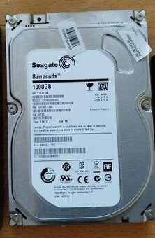 Disky Seagate 1TB a 500GB