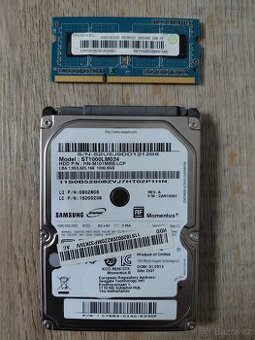 HDD Samsung Momentus 2,5 1TB, RAM 2GB