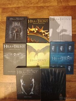 sběratelská kolekce DVD seriálu Hra o trůny