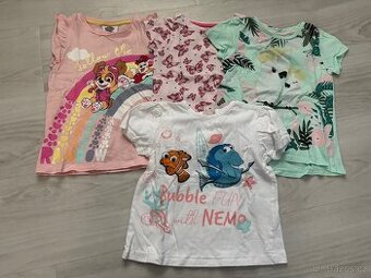 4 trička velikost 98