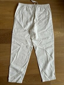 Lněné kalhoty Marks Spencer