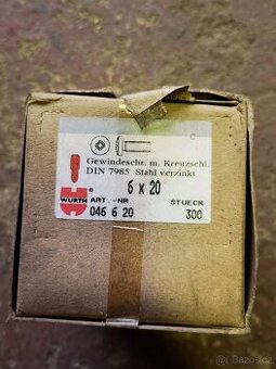 Šrouby s půlkulatou hlavou PH Wurth