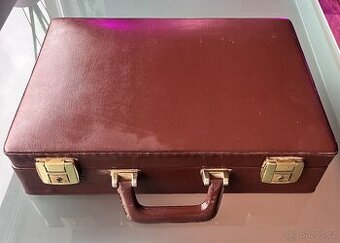 Retro kufřík CARLIT 30×44 cm – s klíči – 60./70. léta