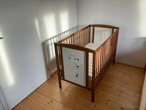 Dětská postýlka s matrací - IKEA - 1