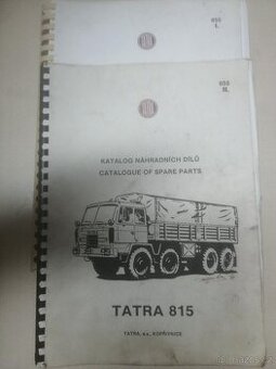 Katalog náhradních dílů TATRA 815 č.655 vojenské provedení - 1