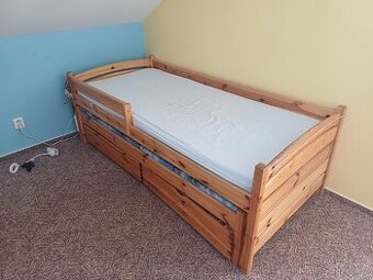 Postel borovice 4v1, 90x200