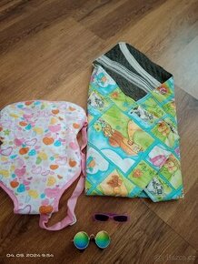 Zavinovačka, nosítko +brýle na Baby Born