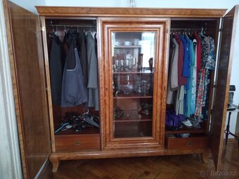 Secesní skrin trojdílná cca 2x2m lze rozložit
