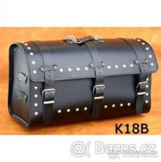 Kožený kufr - válec na chopper 60cm typ 18A,B,C - 1