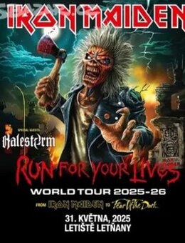 IRON MAIDEN Praha 31.5.2025. (STÁNÍ) - prodám 2 lístky .