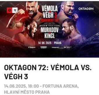 OKTAGON 72 Praha Fortuna arena 14.6..2025.