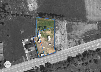 Stavební pozemek o výměře 2188 m2 v obci Lysůvky