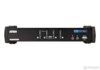 ATEN CS-1764A KVM, 4 PC, DVI, 100% stav, doklad