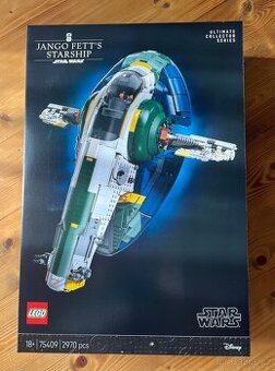 LEGO Jango Fett a jeho vesmírná loď třídy Firespray 75409