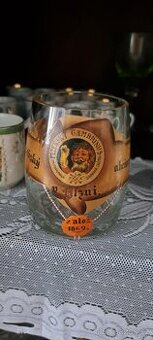 Staré pivní sklo Gambrinus 1/4L