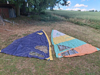Plachta retro na Windsurfing