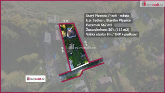 chata Sedlec na pozemku 567 m2