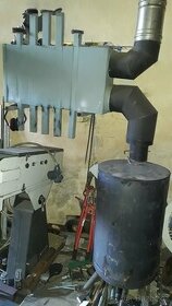 Prodám kamna do dílny s výměníkem