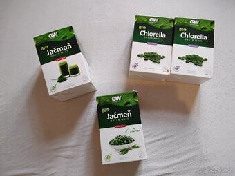 Ječmen a chlorella