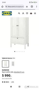 Šatní skříň SUNDVIK  Ikea