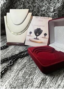 Zlacený 14k stříbrný náhrdelník
